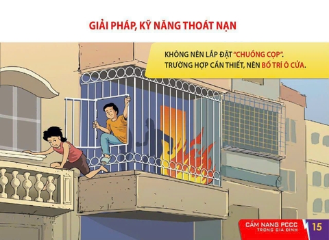 Cẩm nang phòng cháy chữa cháy và thoát nạn đám cháy trong gia đình bạn nên biết.