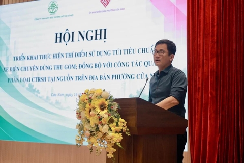 [Hà Nội] Từ 20/9, phường Cửa Nam thí điểm túi tiêu chuẩn và xe điện thu gom rác