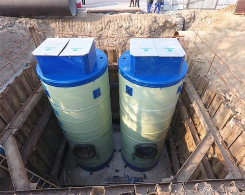 Trạm bơm thông minh đúc sẵn bằng Bồn Composite cốt sợi thủy tinh (FRP)