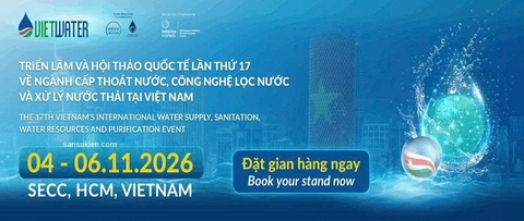 Vietwater 2026 – Triển lãm quốc tế hàng đầu về ngành nước và môi trường tại Việt Nam