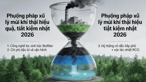 Top 3 Phương pháp, công nghệ xử lý mùi khí thải hiệu quả, tiết kiệm cho doanh nghiệp, nhà máy