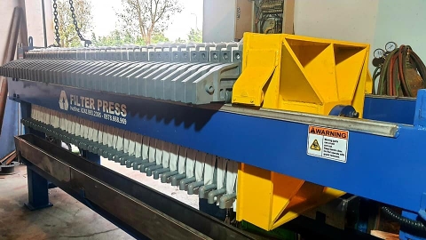 Máy Ép Bùn 630x630 20 Khung Bản – Giải Pháp Tách Nước Bùn Hiệu Quả Cho Hệ Thống Xử Lý Nước Thải