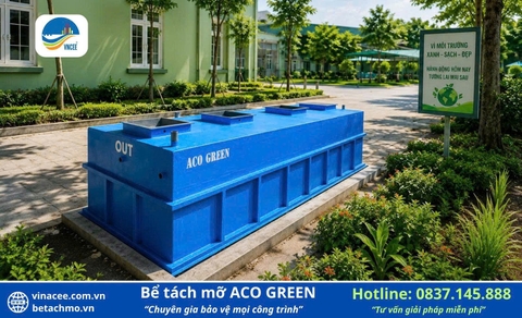 Bể tách mỡ Composite 10 - 20m3