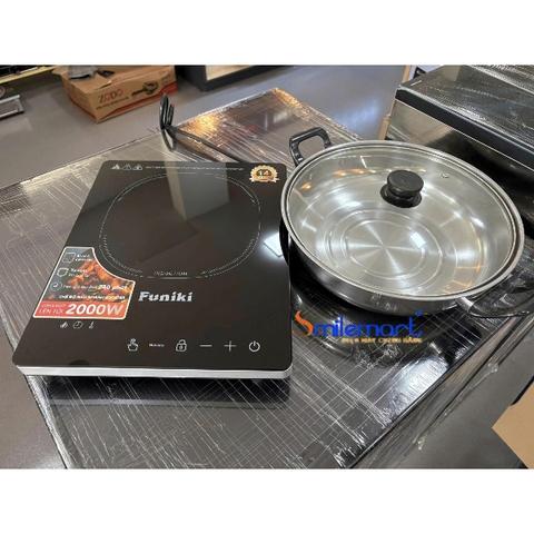 (Bảo hành 14 tháng) Bếp từ đơn Funiki HSD8136 (tặng kèm nồi)