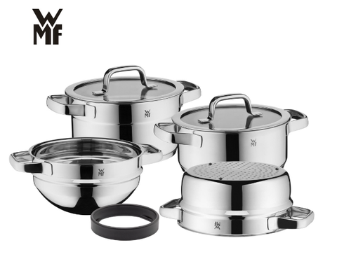 Bộ nồi WMF Compact Cuisine 4 Món Chất Liệu Thép Cromargan Không Gỉ - 0798046380