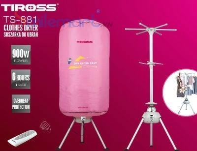 Máy sấy quần áo TIROSS TS-881