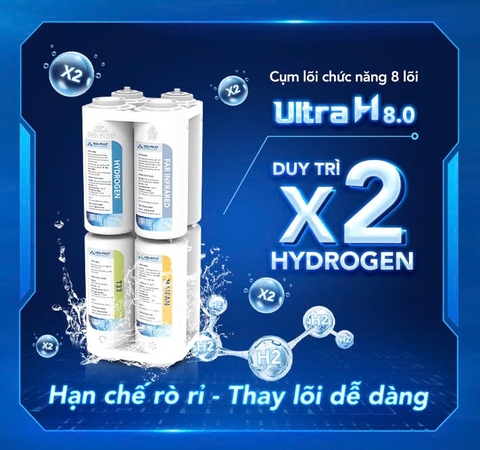 Cụm 8 Lõi Chức Năng Tích Hợp Hòa Phát Ultra H8.0 – Nâng Cấp Toàn Diện Chất Lượng Nước