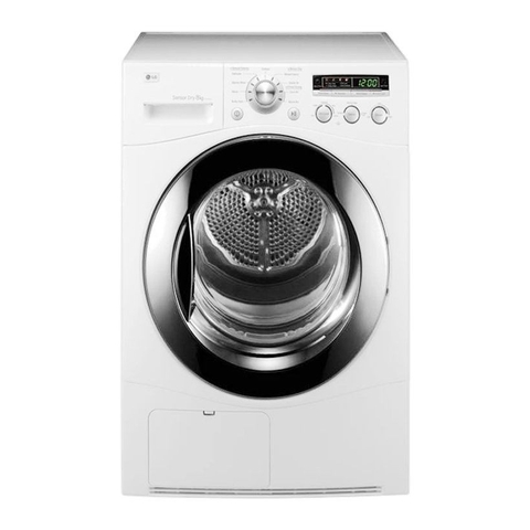 Máy sấy quần áo LG DR-80BW 8 kg - Hàng chính hãng