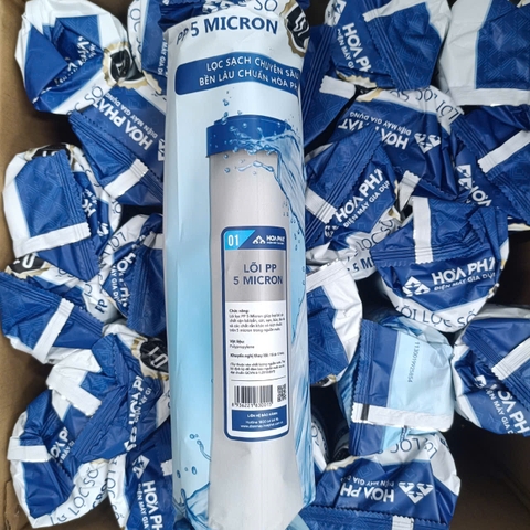 Lõi lọc thô Hòa Phát số 1 PP 5 Micron (Đóng túi)