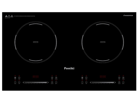 Bếp từ đôi Funiki HPC 3D12 4800 W, bảo hành 24 tháng