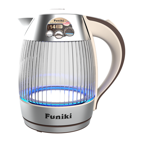 Ấm siêu tốc thủy tinh 1,8 lít Funiki HKT5252