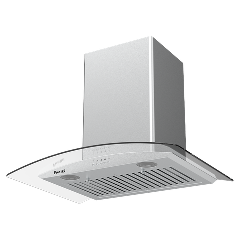 (Bảo hành 26 tháng) Máy hút mùi kính cong Funiki HKH C0370 (Rộng 70cm)
