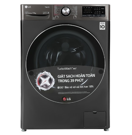Máy giặt LG Inverter FV1411S3B 11kg /FV1410S3B 10 kg - Hàng chính hãng
