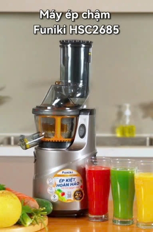 (Bảo hành 24 tháng) Máy ép chậm Funiki HSC2685 250W, dung tích 1000 ml, động cơ 100% đồng