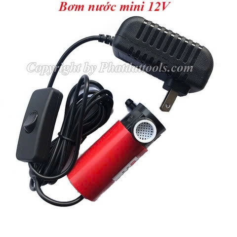 Bơm Nước Mini 12V Cho Máy Cắt Rãnh Tường BMNN-12V