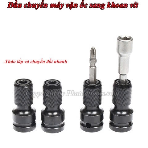 Đầu Chuyển Vặn Ốc-Bulong Sang Khoan Vít DCVV-01