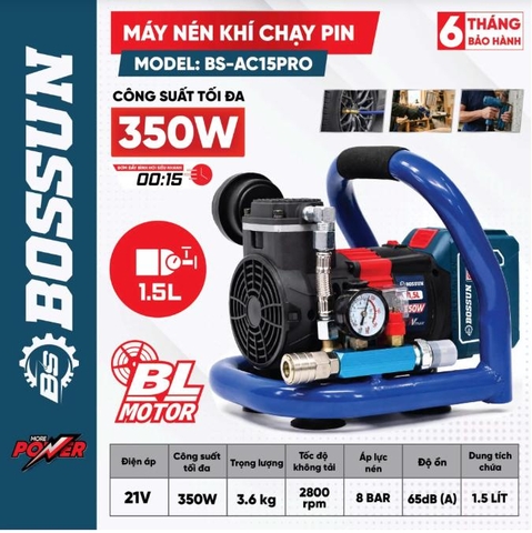 Máy nén khí pin Boshun BS-AC15PRO