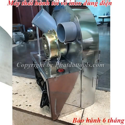 Máy Thái Hành Tỏi Điện Inox MTH-D01-INOX