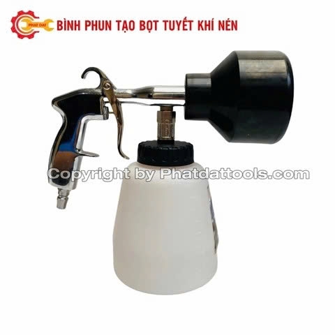 Bình Phun Tạo Bọt Tuyết Khí Nén BBTKN-D100 1000ml-Đầu đen