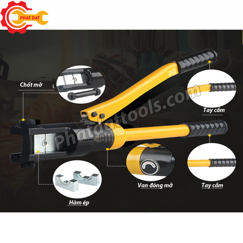 Kìm ép cos Thủy lực YQK240