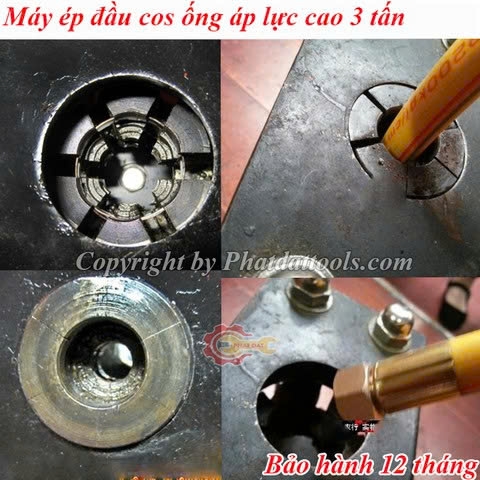 Máy ép đầu cos thủy lực ống dây cao áp 3 tấn EC-3T