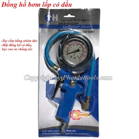 Đồng Hồ Bơm Lốp Có Dầu DHBL-D01