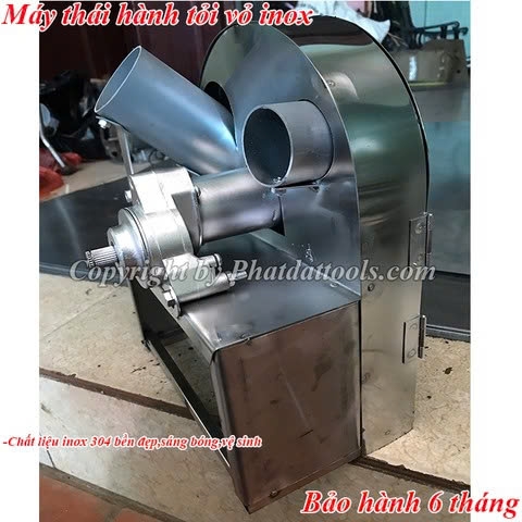 Máy thái hành tỏi tay inox MTH-T01-INOX