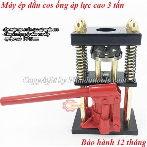 Máy ép đầu cos thủy lực ống dây cao áp 3 tấn EC-3T
