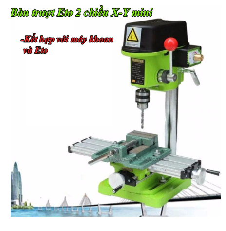 Combo Eto Bàn Trượt MiniQ + Eto Kẹp BG-6300-6258