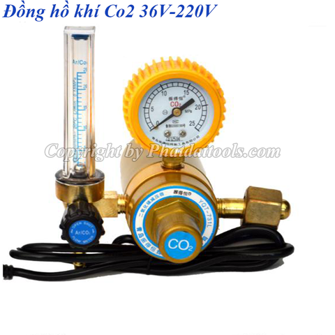 Đồng Hồ Khí Co2 36V Và 220V DHCO2-01
