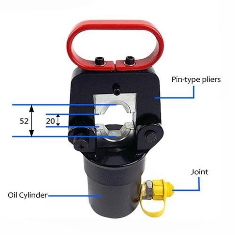 Combo Đầu Ép Cos Thủy Lực PADA FYQ-500 + Bơm Tay CP-180
