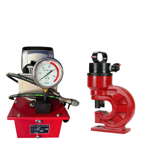 Combo Máy Đột CH60 + Bơm Điện DB075S1 Van Cơ
