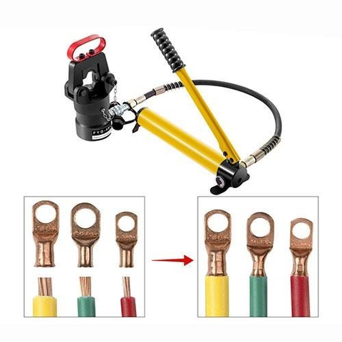Combo Đầu Ép Cos Thủy Lực PADA FYQ-400 + Bơm Tay CP-180