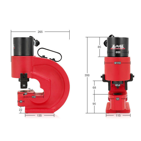 Combo Máy Đột CH70 + Bơm Điện DB075S1 Van Cơ