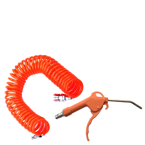 Combo Dây Xoắn Hơi 9m Hai Đầu Cút Nối + Xì Khô