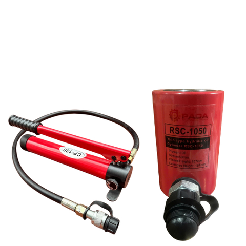 Combo Kích RC1050 + Bơm CP180, Kích Nâng 10 Tấn Hành Trình 50mm