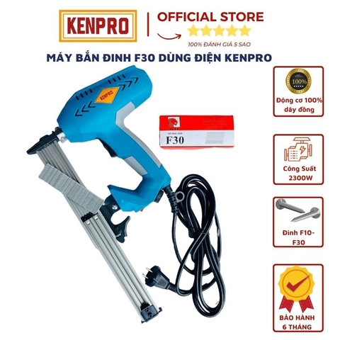 Máy Bắn Đinh Gỗ F30 Dùng Điện KENPRO