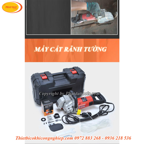 Máy cắt rãnh tường 5 lưỡi QL9156