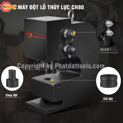 Máy Đột Lỗ Thủy Lực CH80 PADA