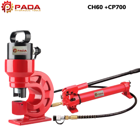 Bộ Máy Đột Lỗ Thủy Lực CH60 Bơm Tay PADA