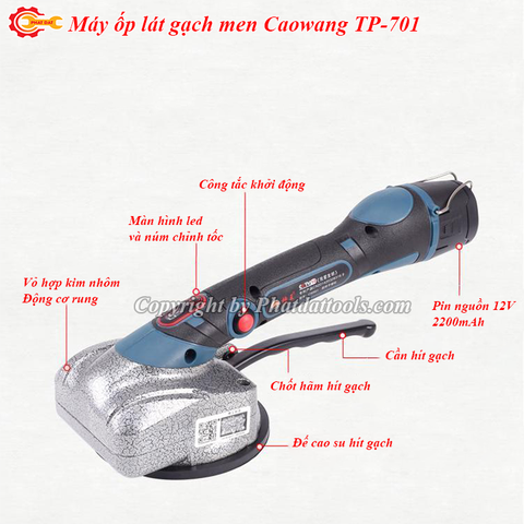 Combo Máy Ốp Lát Gạch Caowang TP701-2P ( 2 Pin)