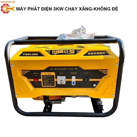 Máy Phát Điện 3KW Chạy Xăng -Giật Nổ-Hàng Nội Địa Trung