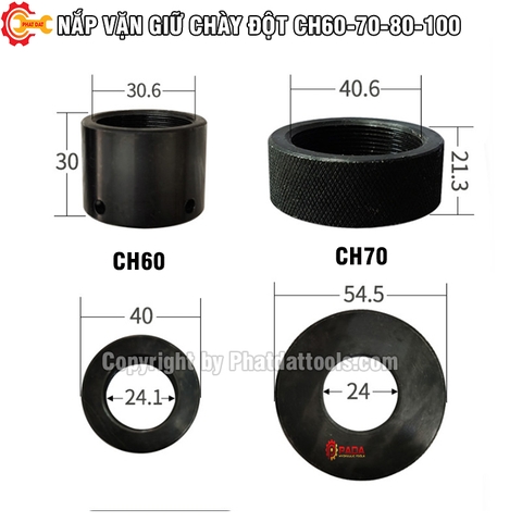 Nắp Vặn Giữ Khuôn Đột CH60-CH70