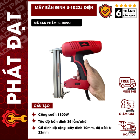 Máy bắn đinh U-1022J chạy điện
