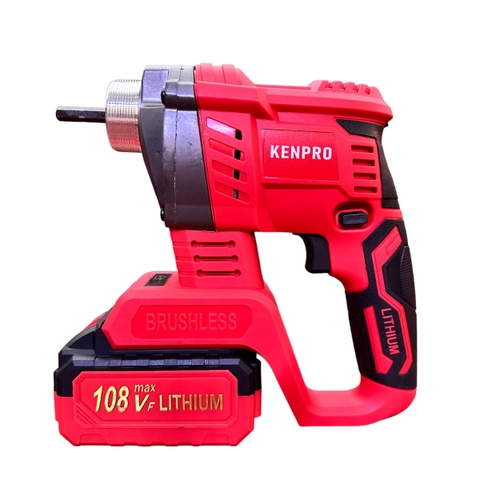 Combo Máy Đầm Dùi Pin Kenpro + Dây Dầm