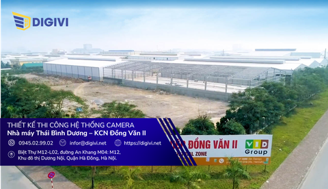 Thiết kế thi công hệ thống Camera Nhà máy Thái Bình Dương – KCN Đồng Văn II