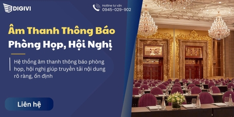 Hệ Thống Âm Thanh Thông Báo Cho Phòng Họp, Hội Nghị