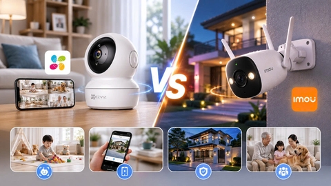 Camera Ezviz Và Camera Imou: Nên Chọn Loại Nào?