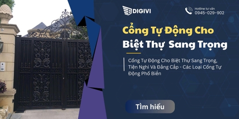 Cổng Tự Động Cho Biệt Thự Sang Trọng, Tiện Nghi Và Đẳng Cấp