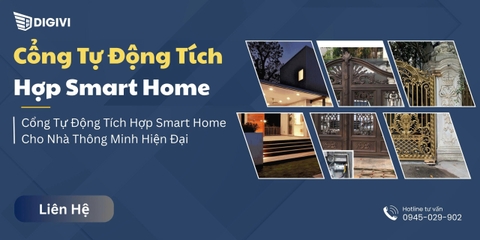 Cổng Tự Động Tích Hợp Smart Home Cho Nhà Thông Minh Hiện Đại